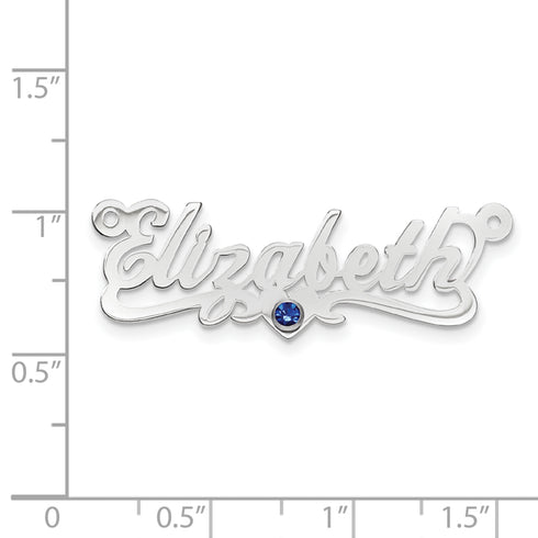 Birthstone Nameplate